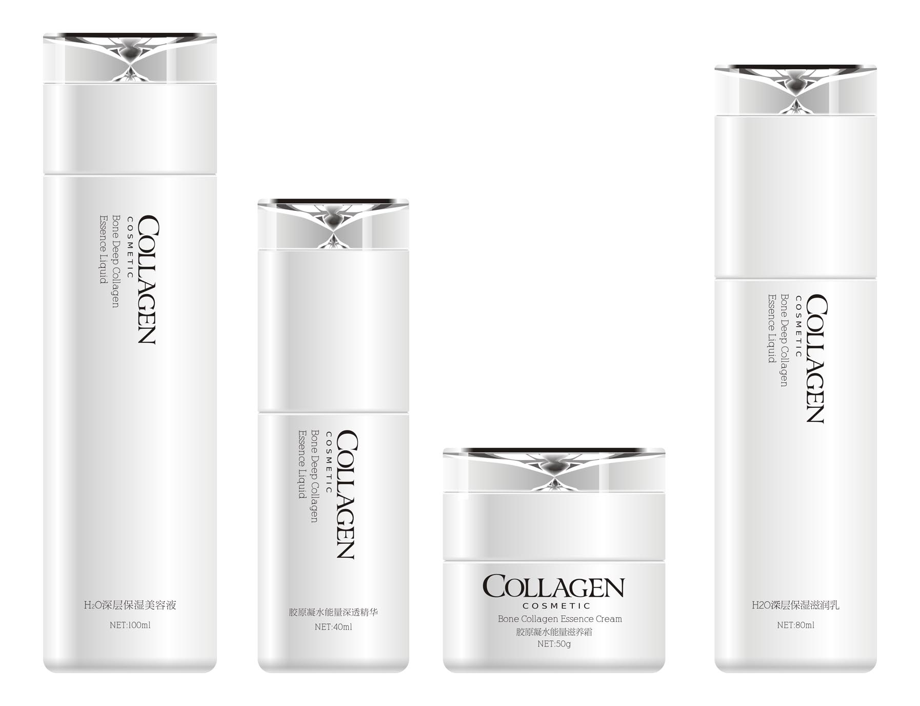 白色化妝品瓶體排版設(shè)計(jì) 極簡美學(xué)與品牌傳達(dá)的和諧統(tǒng)一